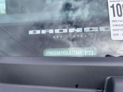 New 2025 Ford Bronco for sale in Lincoln NE