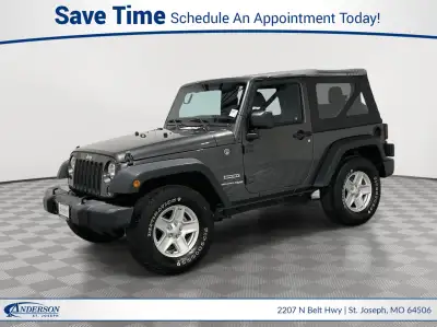 Used 2018 Jeep Wrangler JK Sport S SUV for sale in St. Joseph MO