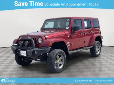 Used 2012 Jeep Wrangler Unlimited Sahara 4 door for sale in Lincoln NE