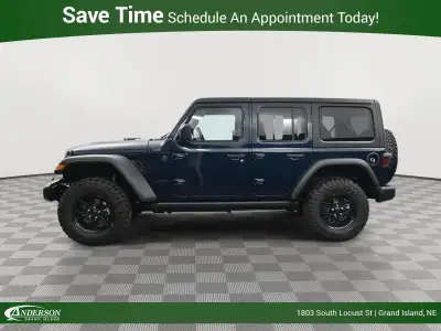 New 2025 Jeep Wrangler Willys SUV for sale in Grand Island NE