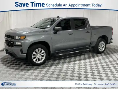 Used 2020 Chevrolet Silverado 1500 Custom Crew Cab Truck for sale in St. Joseph MO